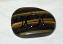 Triple Moon Tiger`s Eye Gratitude Stone