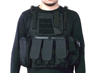 タクティカルベスト ミリタリー アーマーベスト サバゲー ブラック