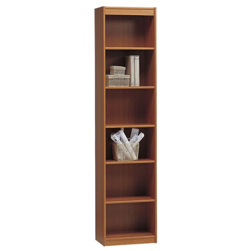 Veneer Bookcase with Five Shelves Classic Soft Collection by Jaycee Furniture - 65021