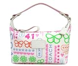 Coach Laminated Bandana Cosmetic Wristlet Bag 8815