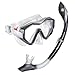 U.S. Divers Adult Anacapa I Mask and Island Dry Snorkel Combo