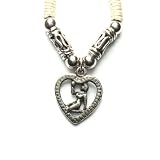 Virgo the Earth, Zodiac Pendant with Tribal Necklace