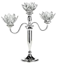 Godinger Silver Lotus 3 Light Candelabrum