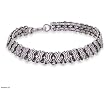 Bracelet, 'Mystic Shields' 0.3" W 7.9" L