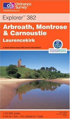 City Travel Guides Discounted  Livres : Carte de randonnée : Arbroath, Montrose and Carnousti (en anglais)