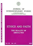 Journal of Interdisciplinary Studies