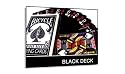 Bicycle "The Black Deck" Playing Cards Magic 4 Gaff Magic Maker