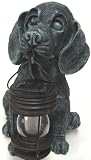 Cute Hound Dog Solar Light Garden Statue Pup - B001ID56V6