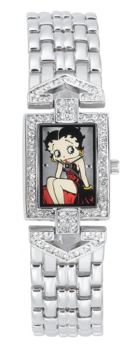 Betty Boop Children s Crystal Accented Bracelet Watch #BB-W105A