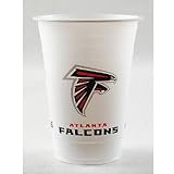 NFL Atlanta Falcons Disposable Plastic Cups Pack Of 24