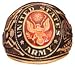 Army Deluxe Engraved Ring