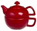 Chantal 13-Ounce Tea-for-One, Red
