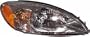 00-06 FORD TAURUS HEADLIGHT RH (PASSENGER SIDE), Lens Only (2000 00 2001 01 2002 02 2003 03 2004 04 2005 05 2006 06) 20-5821-01 1F1Z13008AA