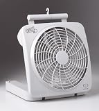 Ace 02-cool 1053 O2 Cool 2-speed Indoor/outdoor Fan with Dual Power Source - Light Gray