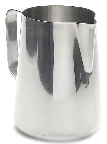 New 20 oz Espresso Coffee Milk Frothing Pitcher - Stainless Steel New 20 oz Espresso Coffee Milk Frothing Pitcher - Stainless Steel