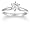 Platinum Round Solitaire Diamond Engagement Ring (1 ct, G-H Color, VS2 Clareity), Size 7