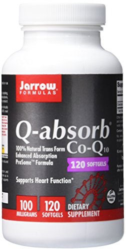 Jarrow Formulas Q-Absorb Co-Q10, Supports Heart Function, 100 mg, 120 Softgels