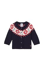 Petit Bateau Chaqueta Punto (Azul Marino)