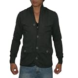 Guess Mens Casual Button Dark Grey