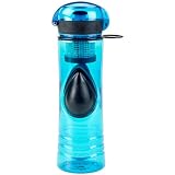 Clear2O Vanity Water Bottle with Filter (Blue, 20-Ounce)
