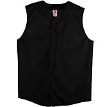 Youth Sleeveless Button Front Jersey