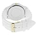 Geneva Platinum 6886 Women's Rhinestone Fleur De Lis Silicone Watch