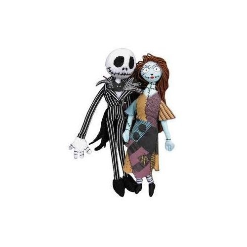 Nightmare Before Christmas Jack and Sally 7" Plush set