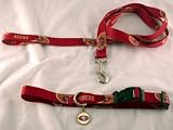 NFL Dog Collar & Leash Sets - SF 49ers - Large (18-26)