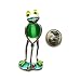 Green Golf Freaky Frog Pin with Genuine Austrian Crystal