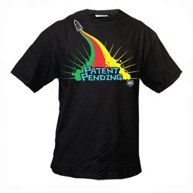 Click here to buy PATENT PENDING - Spaceship - Black T-shirt.