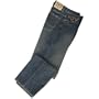 Avirex Men's Five-Pocket Basic Jean ( sz. 36/34, Dark Brown )