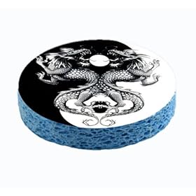  Yin and Yang Dragons Unique Kitchen Sponge