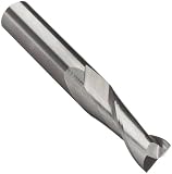 read full review Precision Twist E3302 Solid Carbide End Mills, Uncoated (Bright) Finish, 2 Flute, Square End