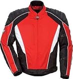 TOURMASTER/CORTECH FSX MOTORCYCLE JACKET RED/BLACK SIZE:MED
