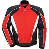 TOURMASTER CORTECH FSX MOTORCYCLE JACKET RED BLACK at Tour Master