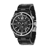 MICHAEL Michael Kors Watch, Mens Chronograph Black Acrylic Bracelet MK8128 41GSSiBRT%2BL. SL160 MICHAEL Michael Kors Watch, Mens Chronograph Black Acrylic Bracelet MK8128