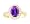 14K Yellow Gold Medium Oval Gemstone and Diamond Engagement Ring-Amethyst, size5