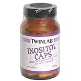 TwinLab Inositol Caps, 500 mg, 100 Capsules (Pack of 3)