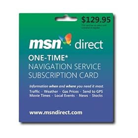 Microsoft MSN Direct One-Time Payment Subscription (Service Non-transferable)