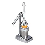 Large Chrome Hand Squeeze Fruit Juicer