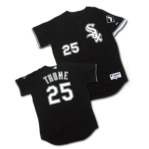 Chicago White Sox Authentic Jim Thome Alternate Home 1 Jersey