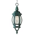 Beveled Glass 1 Light Hanging Lantern– Verde Green