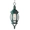 Beveled Glass 1 Light Hanging Lantern– Verde Green