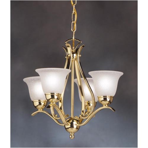 Kichler Dover Polished Brass Four-Light Chandelier