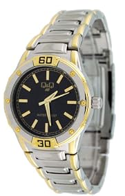 Q&Q #5218-402Y Men's Two Tone Sports Analog Watch