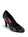 Black Reversible Sequin High Heel Pump - 7