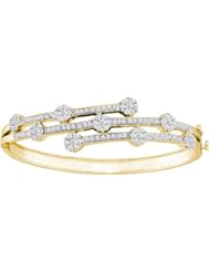 2.50CT-DIA FLOWER BANGLE
