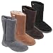 Womens Bearpaw Meadow 10-inch Sheepskin-lined Lug Sole Suede Boot