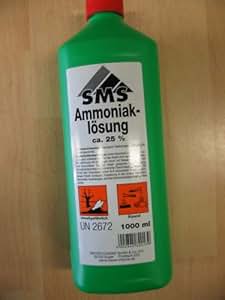 Salmiakgeist AmmoniakLösung 25 reinigen u entfetten Amazon.de Baumarkt