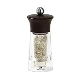 Peugeot PM19730 Vendome 5.5 Inch Wet Salt Mill, Chocolate